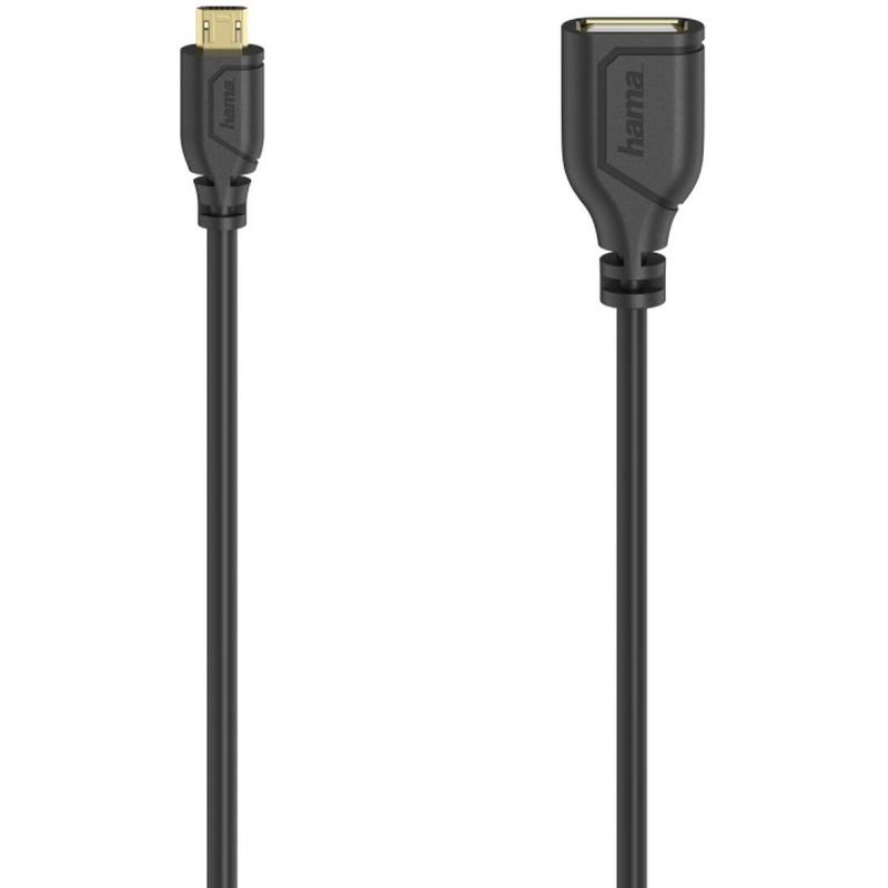 Hama Micro-USB-OTG-Cable Flexi-Slim USB 2.0 480MBIT/s 0.15 M
