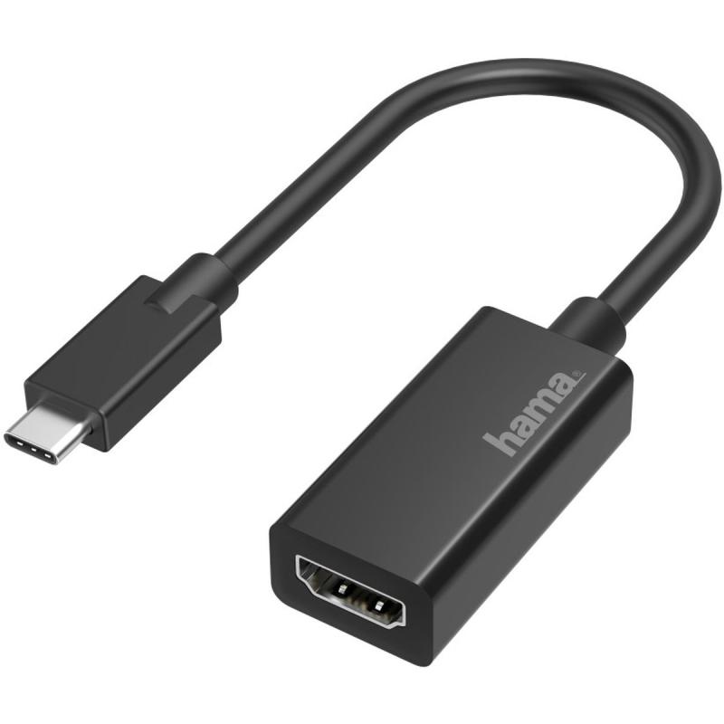 Hama Video-Adapter USB-C-Plug-HDMIO-Connection UltraHD 4K