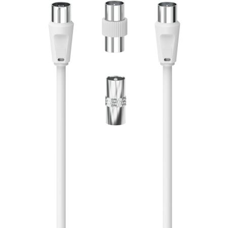 Hama Antenne-Connection Set Antennecable 10m 2 Coa Adapter