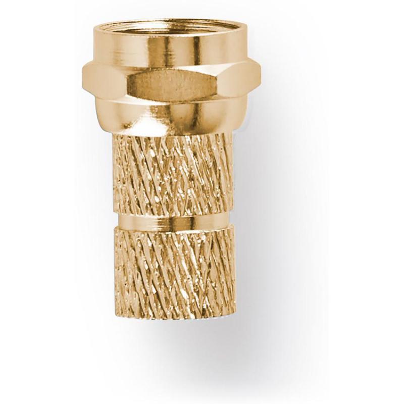 Nedis F-Connector | Male | 5.5mm | Twist-On | Metal