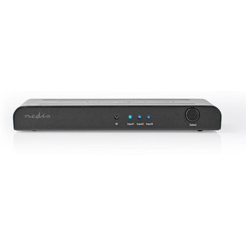 Nedis HDMI-Switch | 3-Port | 3X HDMI Input | 1X HDMI