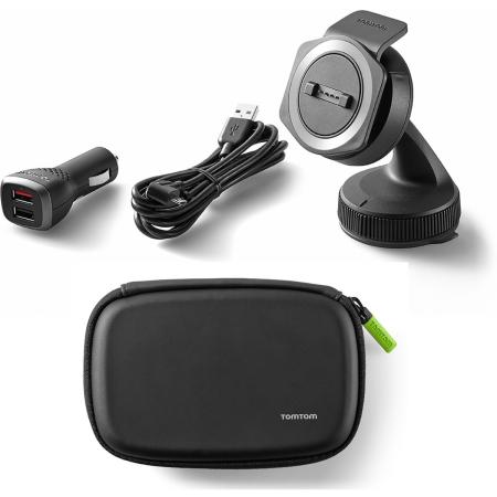 TomTom Bundle Car Mount Kit + Carry Case For Rider 40/400