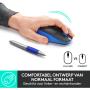 Logitech M190 Full-Size Wireless Mouse - Blue - EMEA