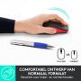 Logitech M190 Full-Size Wireless Mouse - Red - EMEA