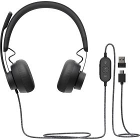 Logitech Zone Wired - Teams Graphite - EMEA