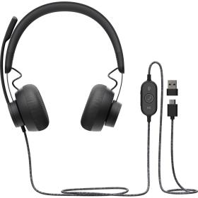 Logitech Zone Wired - UC Graphite - EMEA