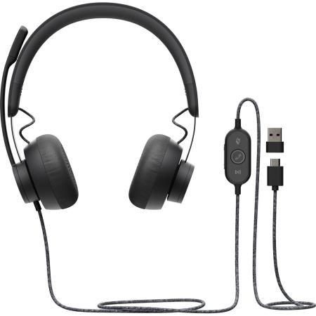 Logitech Zone Wired - UC Graphite - EMEA