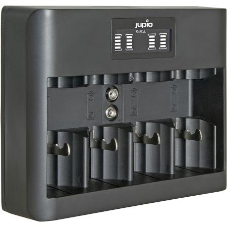 Jupio USB All-In-One Charger (AA/AAA/C/D/9V) LCD