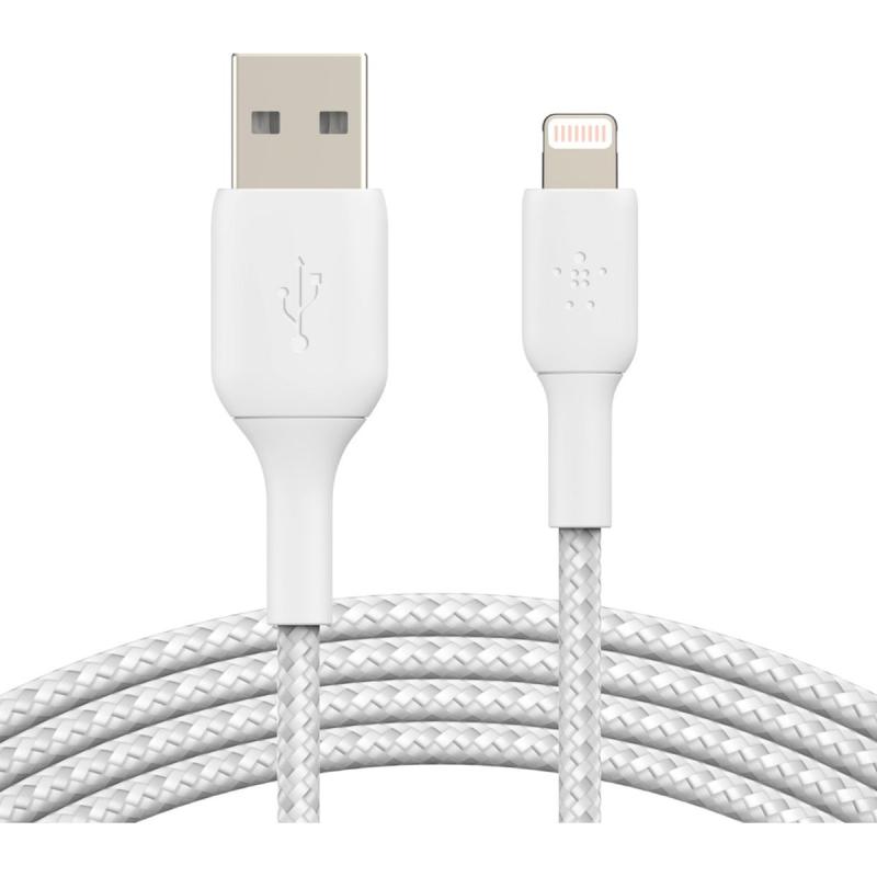 Belkin Boost Braided A-LTG 1m - White