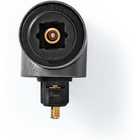 Nedis Optical Audio Adapter TosLink Male - Female 90° Angled
