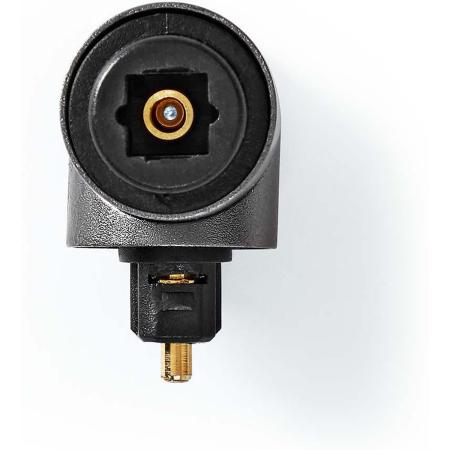 Nedis Optical Audio Adapter TosLink Male - Female 90° Angled