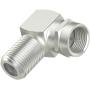 Hama Sat-Adapter F-Plug - F-Coupling 90
