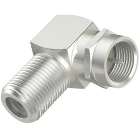 Hama Sat-Adapter F-Plug - F-Coupling 90