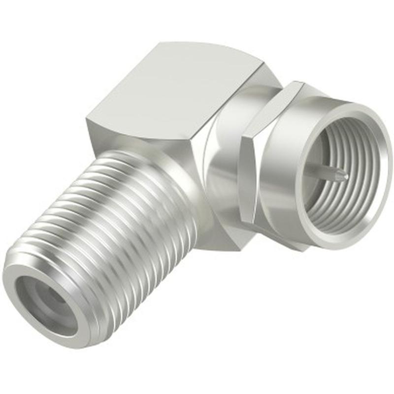 Hama Sat-Adapter F-Plug - F-Coupling 90