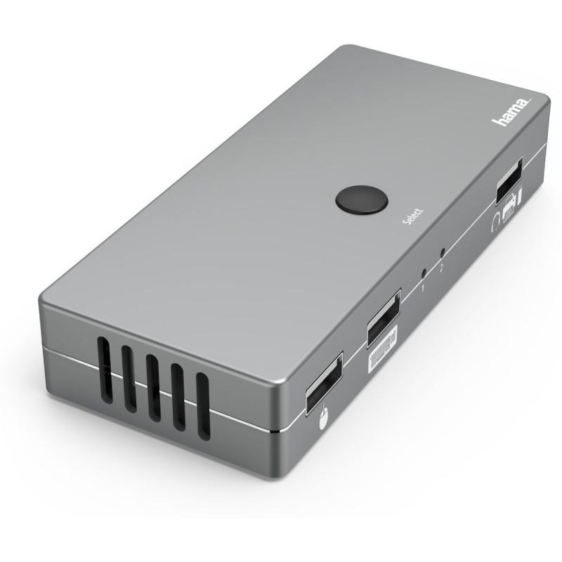 Hama KVM-Switch 4-PORTS 3X USB-A 1X HDMI w/ Cable