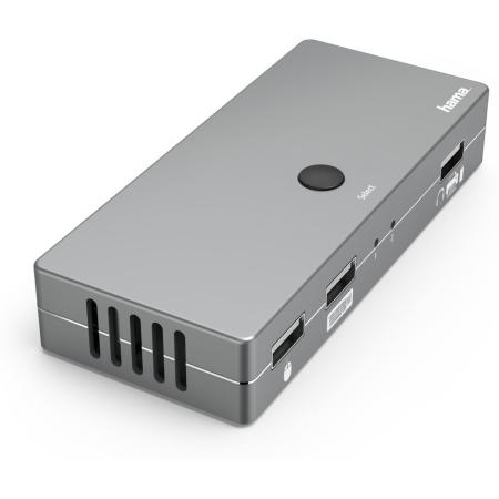 Hama KVM-Switch 4-PORTS 3X USB-A 1X HDMI w/ Cable