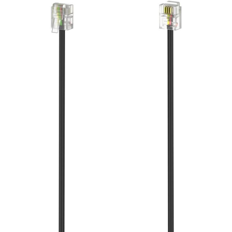Hama Modulaire Cable Plug 6P4C - Plug 6P4C 3m Black