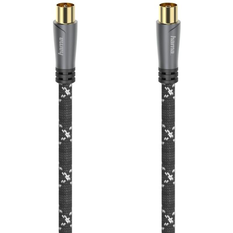 Hama Cable Coax-Plug - Coax-Link Metal 1.5m 120 DB