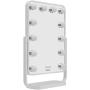 Humanas HS-HM01 White Make-Up Mirror w/ LED Lighting