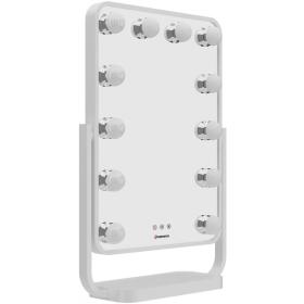 Humanas HS-HM01 White Make-Up Mirror w/ LED Lighting