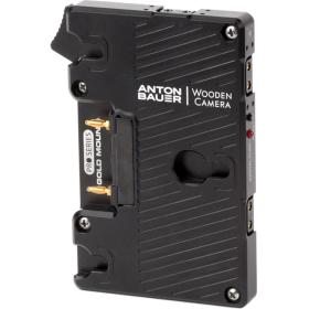 Wooden Camera WC Pro Gold Mount (3X D-Tap And Digital Fuse)