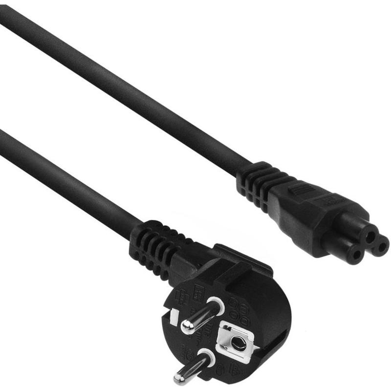 ACT Powercord Mains Connector CEE7/7MALE (Angled) - C5 2 Meter