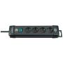 Brennenstuhl Power Distribution Unit 4 Sockets 1.8m Black