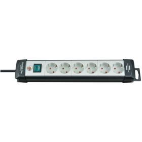 Brennenstuhl Power Distribution Unit 6 Sockets 5m Black