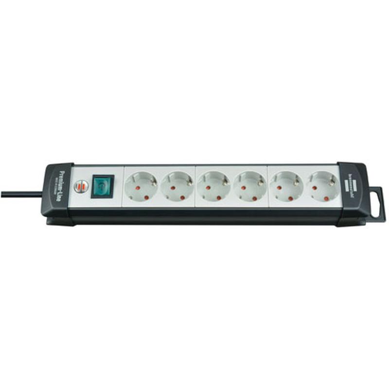 Brennenstuhl Power Distribution Unit 6 Sockets 5m Black