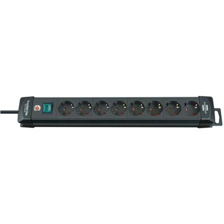 Brennenstuhl Power Distribution Unit 8 Sockets 3m Black