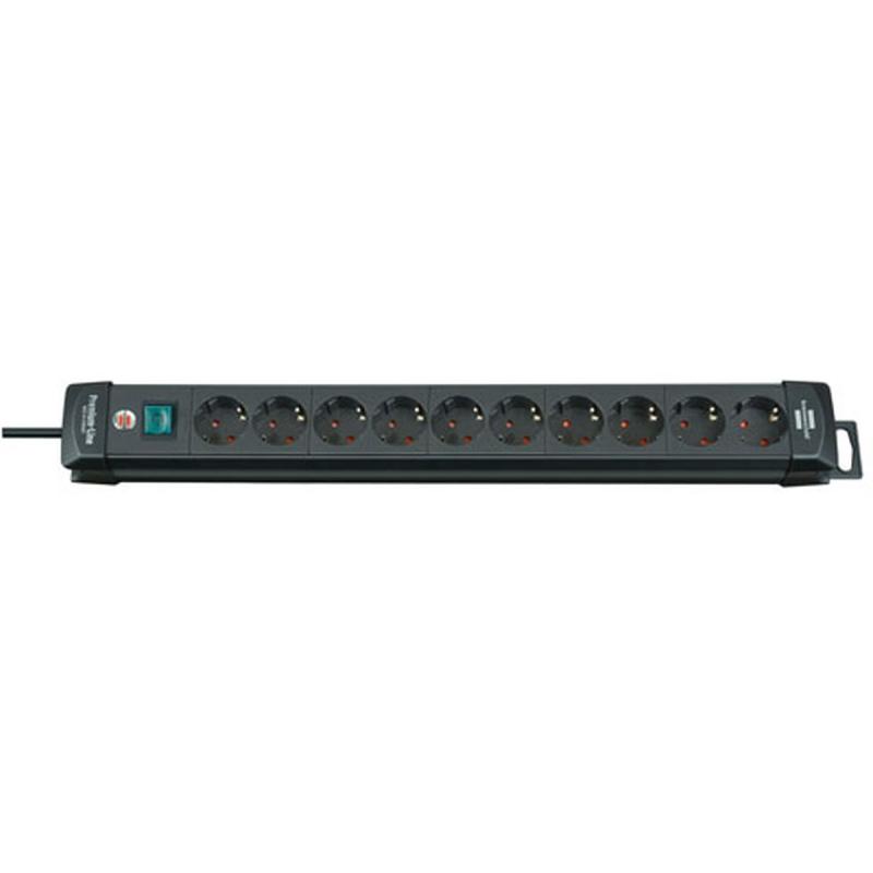 Brennenstuhl Power Distribution Unit 10 Sockets 3m Black