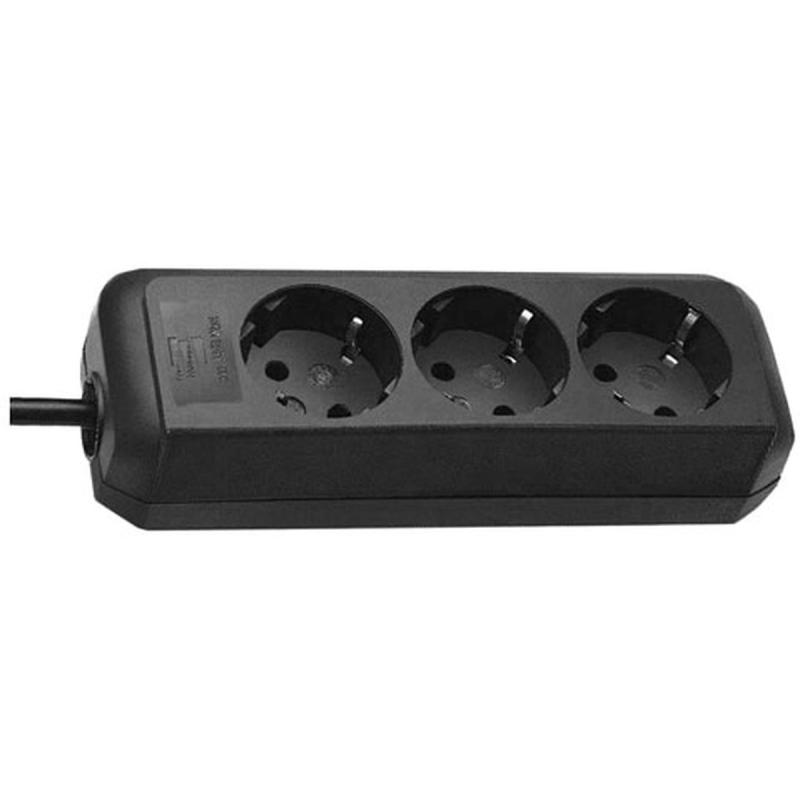Brennenstuhl Eco-Line Power Distribution Unit 3 Sockets