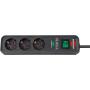 Brennenstuhl Eco-Line Power Distribution Unit 3 Sockets