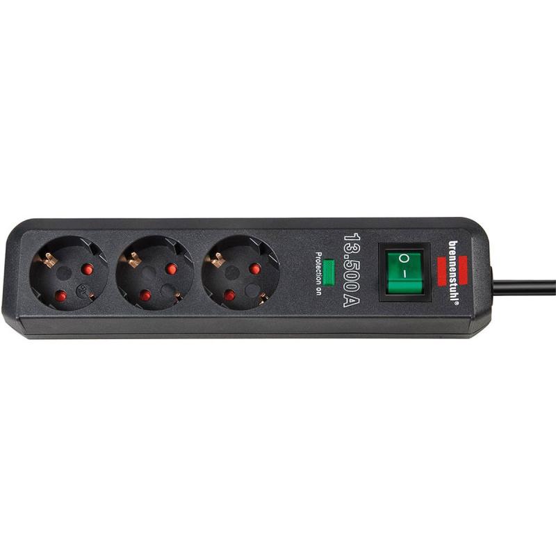 Brennenstuhl Eco-Line Power Distribution Unit 3 Sockets