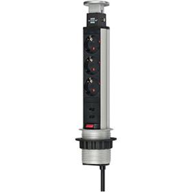 Brennenstuhl Tower Power Power Distribution Unit 3 Sockets