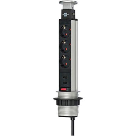 Brennenstuhl Tower Power Power Distribution Unit 3 Sockets