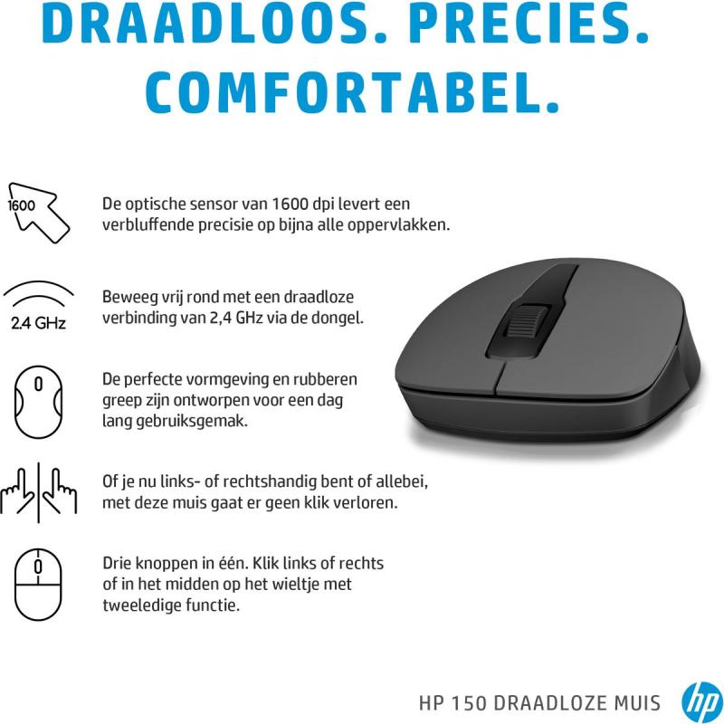 HP Acc: HP 150 WRLS Mouse