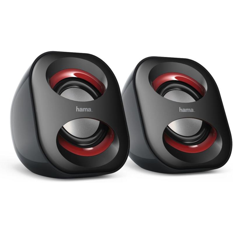 Hama Notebook Luidsprekers Sonic Mobil 183 Black/Red