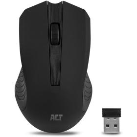 ACT Wireless Mouse USB Nano Receiver 1000 DPI Black