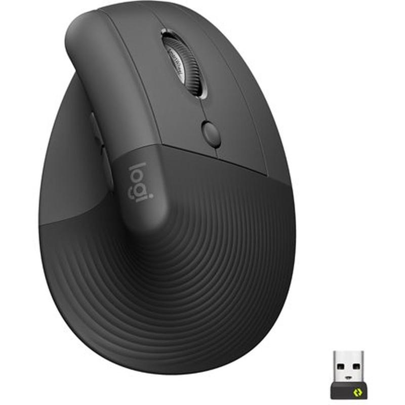 Logitech Lift Right Vertcal Ergonomic Mouse Graphite / Black