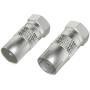 Hama Sat-Adapterset F-Plug - Coax-Plug/Coupling 2 Pieces