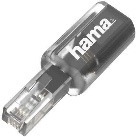 Hama Anti-Twist-Adapter Transparant/Black