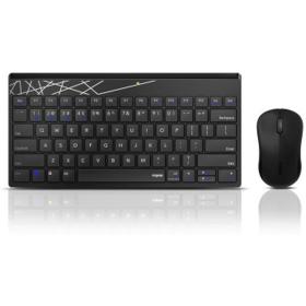 Rapoo WRLS Combo Set Keyborden Mouse Multi-Mode 8000m Black