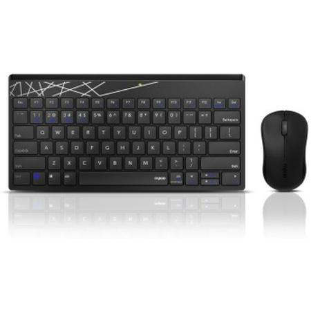 Rapoo WRLS Combo Set Keyborden Mouse Multi-Mode 8000m Black