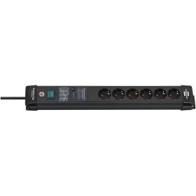 Brennenstuhl Premium-Line Power Distr Unit 6 Soc 3m Black