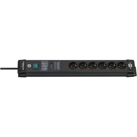 Brennenstuhl Premium-Line Power Distr Unit 6 Soc 3m Black
