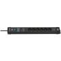 Brennenstuhl Prem-Line PWR Distr Unit 6 Soc 3.0m BK 2X USB