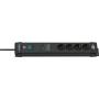 Brennenstuhl Premium-Line Power Distr Unit 4 Soc 1.8m Black