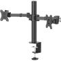 Hama Monitorarm Fullmotion 89cm (35) Double Arm 2 Screens BK