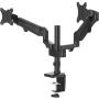 Hama Monitorarm Fullmotion Gasveer 2 Beeldsch 81cm (32) Double Arm Black